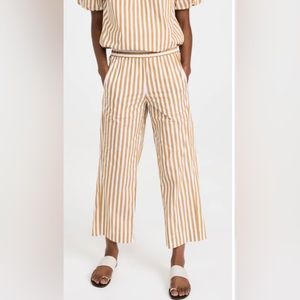 AYR The Beach Club Pants Size XS Beige Striped